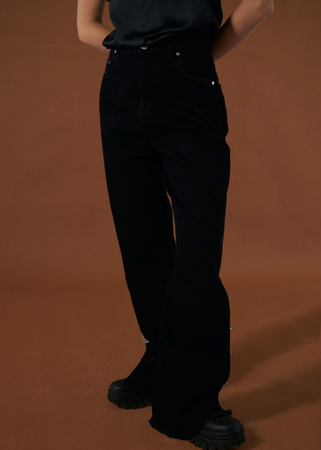 Pantalon Mom Tiro Alto